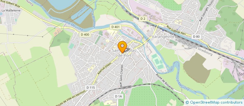 localisation de l'entreprise J.L.G  SAINT-NICOLAS-DE-PORT