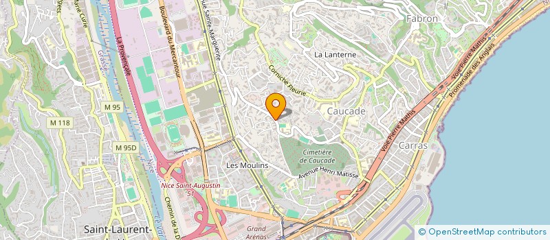 localisation de l'entreprise J.L.G à NICE