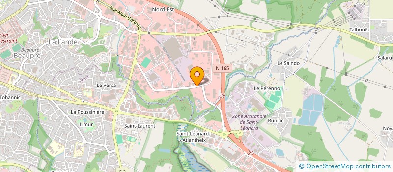 localisation de l'entreprise J.L.G. SERVICES à VANNES