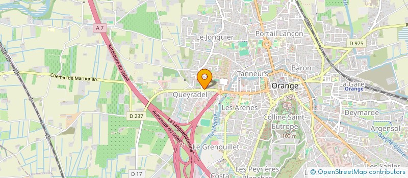 localisation de l'entreprise J.L. GIORNAL ET ASSOCIES à ORANGE