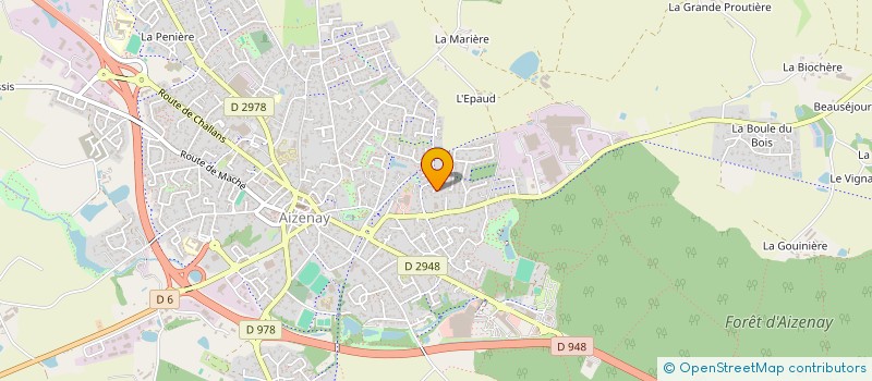 localisation de l'entreprise J.L.I.  AIZENAY