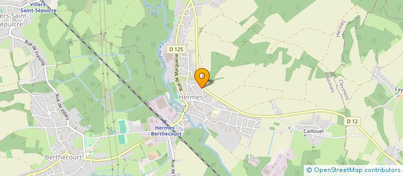 localisation de l'entreprise J&L IMMO  HERMES