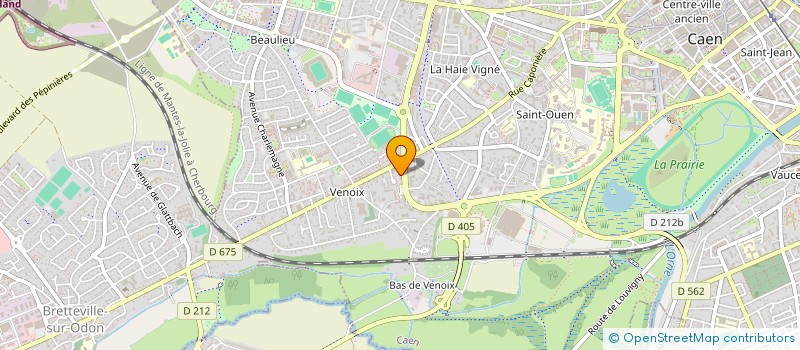 localisation de l'entreprise J. L. IMMOBILIER à CAEN