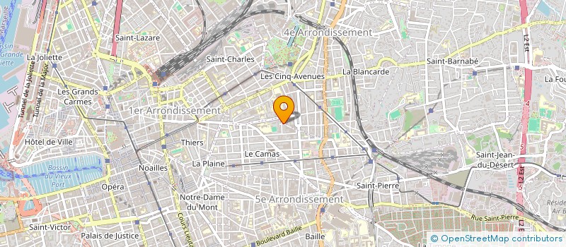 localisation de l'entreprise J & L IMMOBILIER à MARSEILLE
