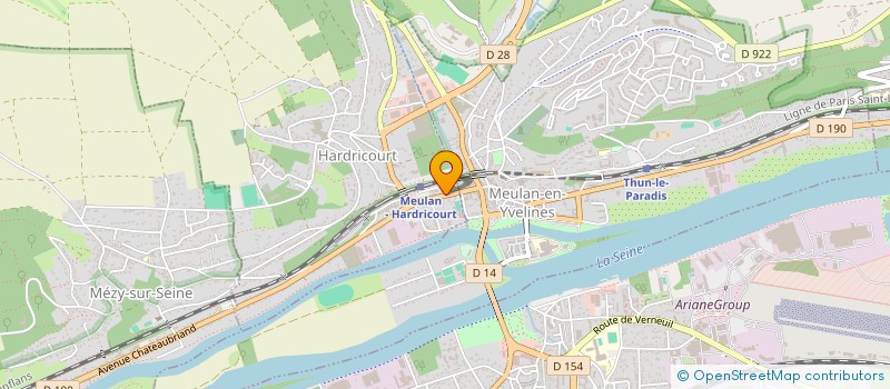 localisation de l'entreprise J.L. INVEST  HARDRICOURT