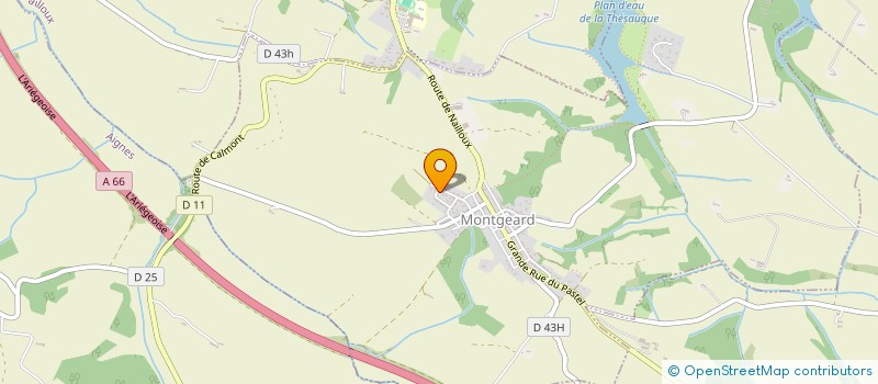 localisation de l'entreprise J&L INVEST  MONTGEARD