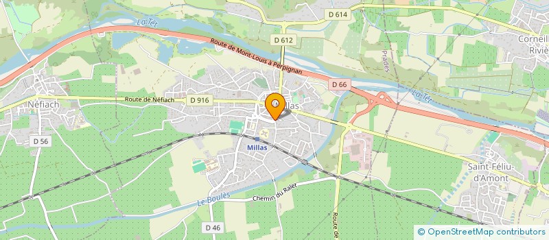 localisation de l'entreprise J.L. INVEST  MILLAS