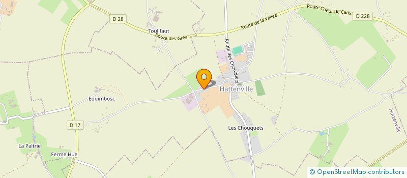 localisation de l'entreprise J.L.J.C.  HATTENVILLE