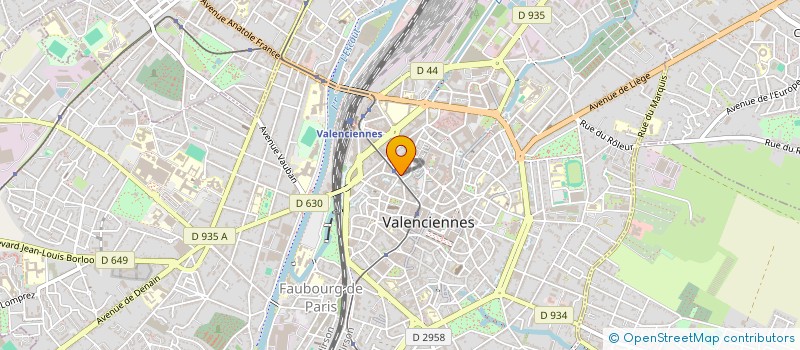 localisation de l'entreprise J.L.J.PATRIMOINE  VALENCIENNES