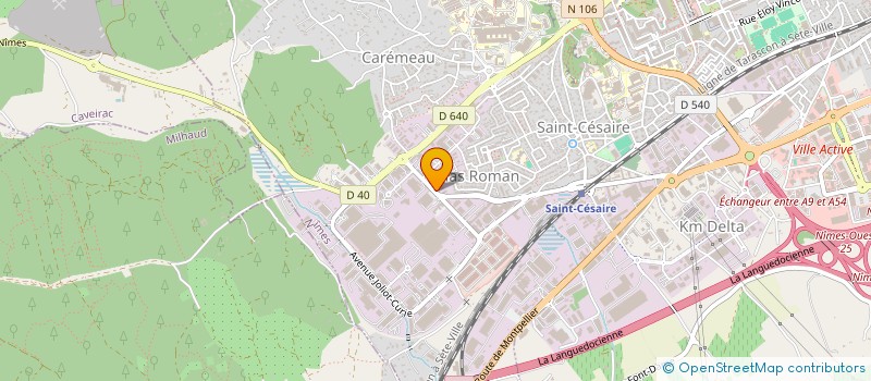 localisation de l'entreprise J.L.K COURBADE  GARONS