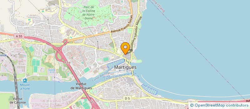 localisation de l'entreprise J.L.L.S.  MARTIGUES