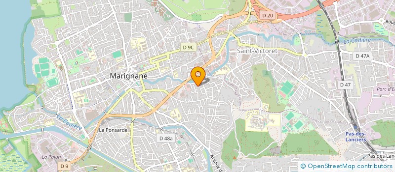 localisation de l'entreprise J.L.M  MARIGNANE