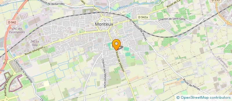 localisation de l'entreprise J.L.M.  MONTEUX