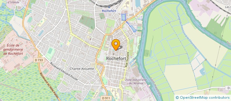 localisation de l'entreprise J.L.M  ROCHEFORT