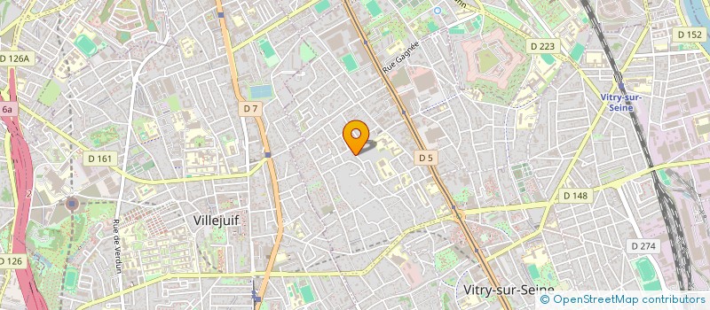 localisation de l'entreprise J.L.M.D.  VITRY-SUR-SEINE