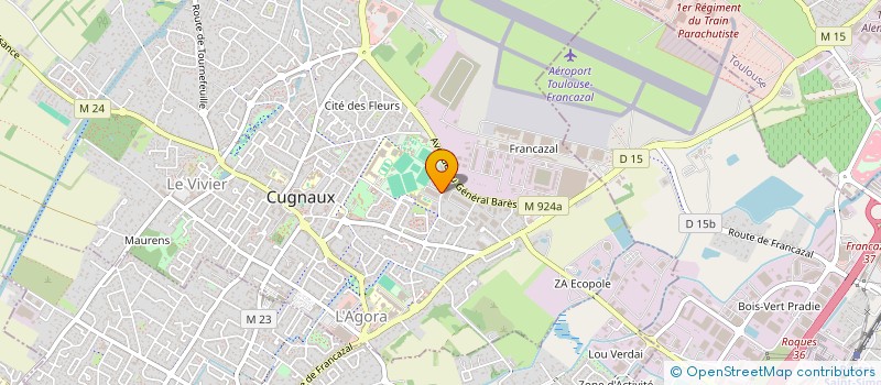 localisation de l'entreprise J.L.M. HENRY  CUGNAUX