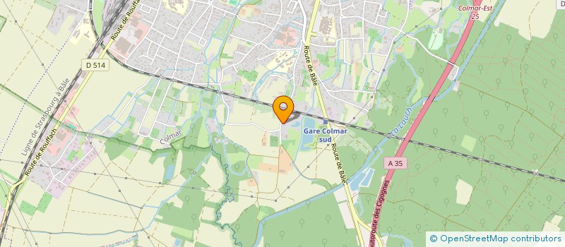 localisation de l'entreprise J.L. MECA SARL  COLMAR