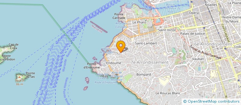 localisation de l'entreprise J.L MORABITO à MARSEILLE