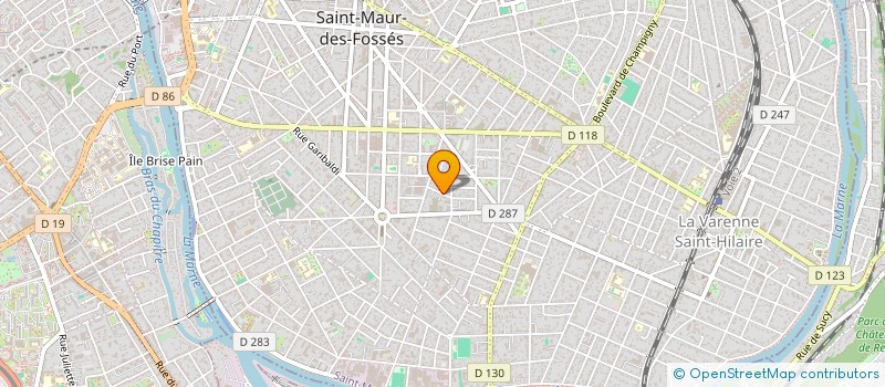 localisation de l'entreprise J.L.N. COURSES 94  SAINT-MAUR-DES-FOSSES