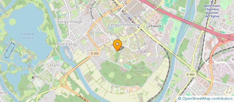 localisation de l'entreprise J.L.O FINANCES à CERGY