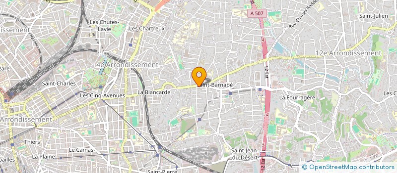 localisation de l'entreprise J L P ASSUR à MARSEILLE