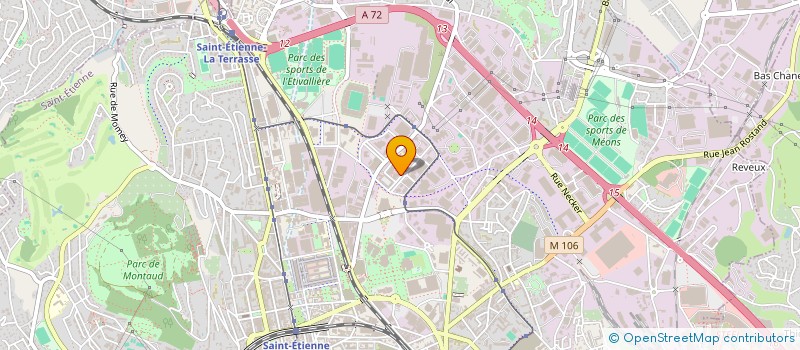 localisation de l'entreprise J L P AUTOMATISME à SAINT-ETIENNE