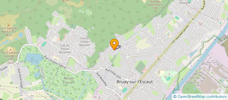 localisation de l'entreprise J.L.P IMMOBILIER  BRUAY-SUR-L'ESCAUT