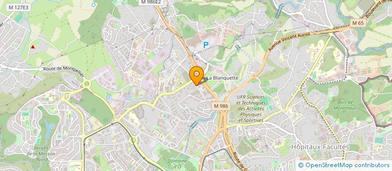 localisation de l'entreprise J.L. PEINTURE GENERALE à MONTPELLIER