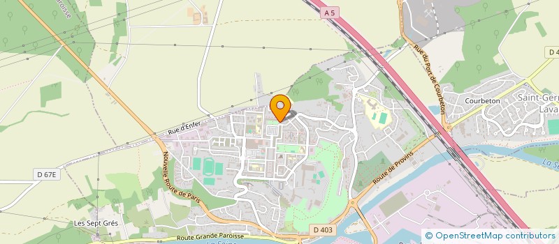 localisation de l'entreprise J L PETIT  MONTEREAU-FAULT-YONNE