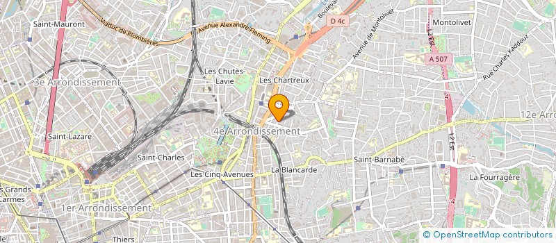 localisation de l'entreprise J.L.R. à MARSEILLE