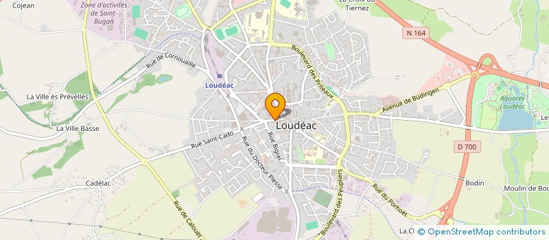 localisation de l'entreprise J.L.R. à LOUDEAC