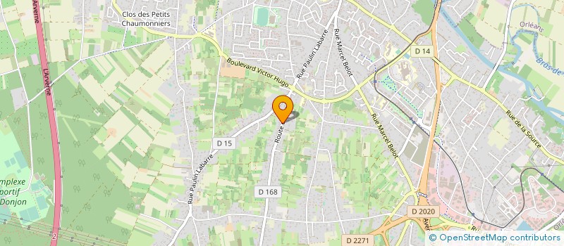 localisation de l'entreprise J.L.R. ATTITUDE  OLIVET