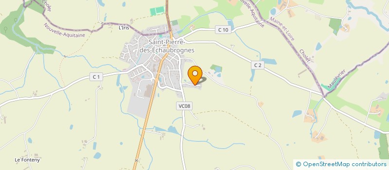 localisation de l'entreprise J.L.R.B.  SAINT AMAND SUR SEVRE