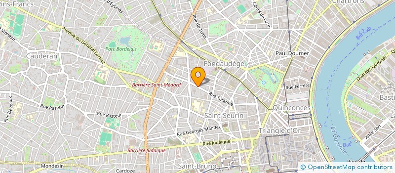 localisation de l'entreprise J L R COURTAGE EN ASSURANCES à BORDEAUX