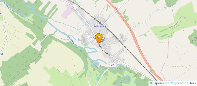 localisation de l'entreprise J L R IMMO  AZERAILLES