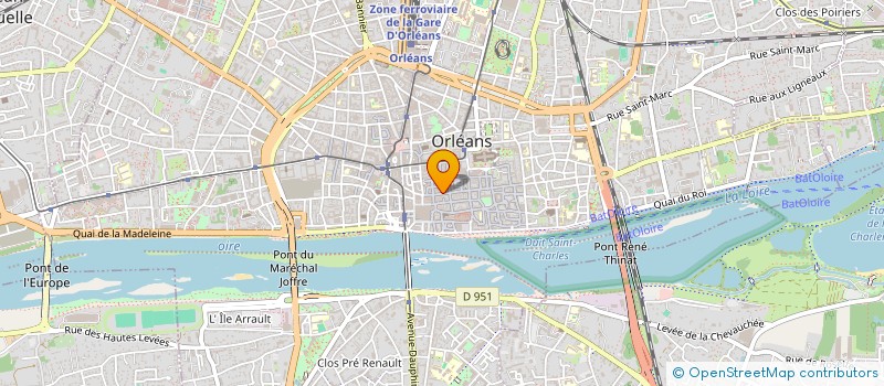 localisation de l'entreprise J.L.S.  ORLEANS