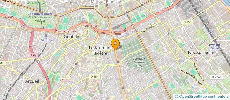 localisation de l'entreprise J L S  LE KREMLIN-BICETRE