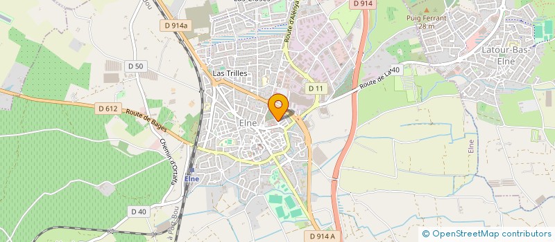 localisation de l'entreprise J L S  ELNE