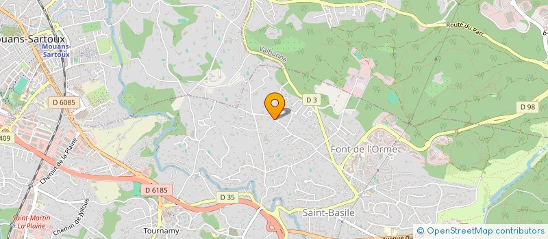 localisation de l'entreprise J L S à MOUGINS