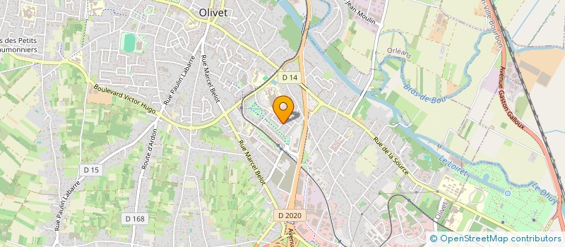 localisation de l'entreprise J.L.S. à OLIVET