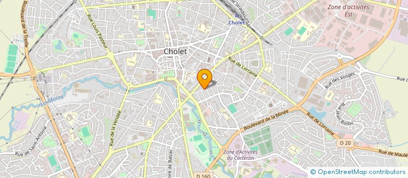 localisation de l'entreprise J L & S B à CHOLET