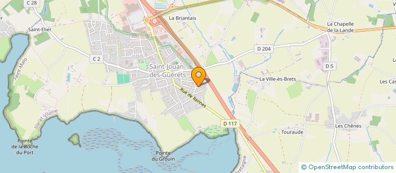 localisation de l'entreprise J.L. SHOP  SAINT-JOUAN-DES-GUERETS