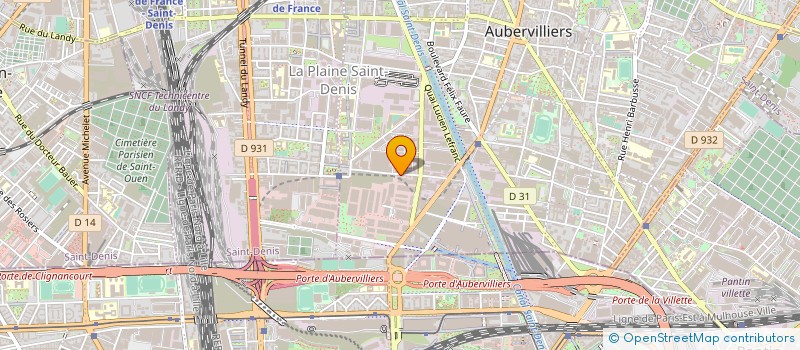 localisation de l'entreprise J & L STYLE à AUBERVILLIERS