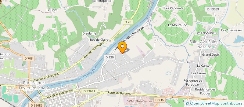 localisation de l'entreprise J.L.T  PINEUILH