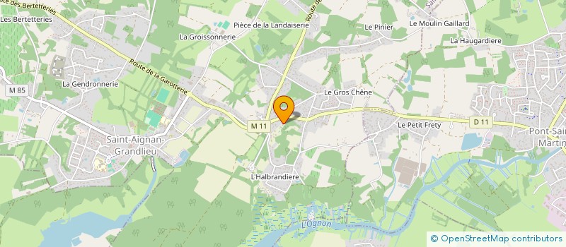 localisation de l'entreprise J L T CONSTRUCTION à SAINT-AIGNAN-GRANDLIEU