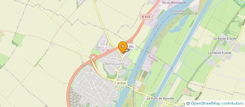 localisation de l'entreprise J.L TAXI  BENOUVILLE