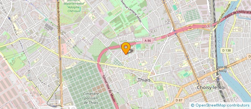 localisation de l'entreprise J.L.TECH  THIAIS