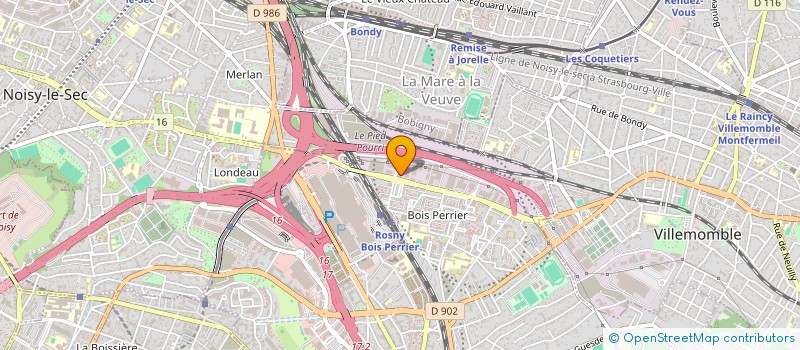 localisation de l'entreprise J.L. TRADING  ROSNY-SOUS-BOIS