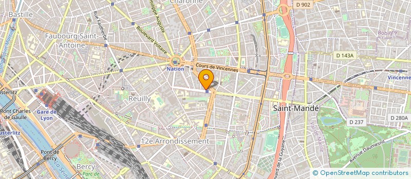 localisation de l'entreprise J LANFRANCO ET COMPAGNIE à PARIS