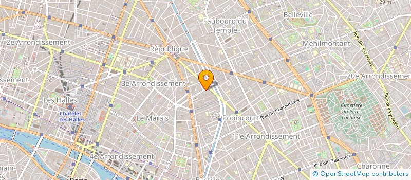 localisation de l'entreprise J LANGUE  PARIS